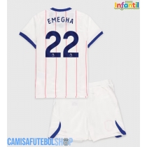Camisa de time de futebol Chelsea Emmanuel Emegha #22 Replicas 3º Equipamento Infantil 2026-27 Manga Curta (+ Calças curtas)
